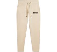 Freddy Pantaloni slim cropped con fondo in costina White Swan Uomo Medium