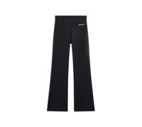 FREDDY Pantaloni Slim Fit Donna a Zampa in Felpa Garzata, Vita Alta, Senza Tasche