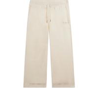 Freddy Pantaloni Sportivi Cropped con gamba Wide Leg e strass Egret Donna Extra Large