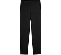 Freddy Pantaloni Sportivi Cropped con risvolto e strass Nero Donna Small