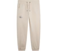 Freddy Pantaloni Sportivi Uomo Regular con Logo Argento VIS Off White Silver Uomo Extra Large