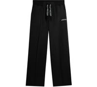 FREDDY - Pantaloni Wide Leg con Coulisse Logata, Donna, Nero, Extra Large