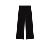 FREDDY Pantaloni Wide Leg Donna Felpa Garzata Cucitura Centrale Decorativa
