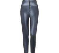 Freddy Pantaloni WR.UP® 7/8 vita alta in similpelle metallizzata Phantom Metalized Donna Medium