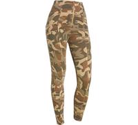 Freddy Pantaloni WR.UP® vita alta con zip in jersey camouflage Beige Mimetico Donna Large