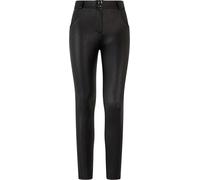 Freddy Pantaloni WR.UP® vita regular similpelle stampa leopardata Animalier Allover Black Coated Donna Medium