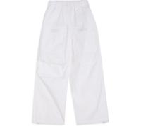 Freddy Parachute Pants Bambina in Popeline con Coulisse al Fondo Bianco Junior 8 Anni