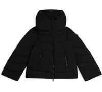 Freddy Piumino cropped donna con maniche svasate Nero Donna Extra Small