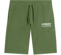Freddy Shorts con stampa "TRAINING" e tasca zip Hedge Green Uomo Xx Large