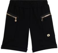 Freddy Shorts Junior con zip dorate e risvolto Nero Junior 12 Anni
