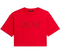 Freddy T-shirt Cropped con grafica "FLOW" e borchie Cayenne Donna Large