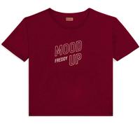 Freddy T-shirt cropped con maniche ampie e stampa Mood Up Rumba Red Donna Extra Small