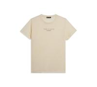 FREDDY T-Shirt Donna Comfort con Grafica Oro e Logo, Scollo Rotondo e Maniche Corte