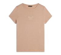 FREDDY T-Shirt Donna Regular Fit Grafica Oro Chiaro sul Fronte e Maniche Corte Classiche