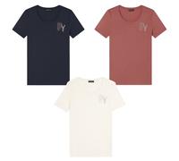 Freddy T-Shirt in Jersey Modal con Logo FY e Dettagli in Strass S25WCXT3