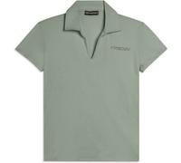 Freddy T-shirt Manica Corta con Scollo a V e Collo a Camicia Iceberg Green Donna Medium