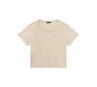 FREDDY - T-Shirt Manica Corta Cropped con Piccolo Logo, 100% Cotone