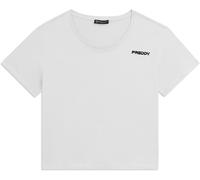 Freddy T-shirt Manica Corta Cropped con piccolo Logo Bianco Donna Extra Large