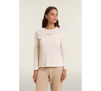 Freddy T-Shirt manica lunga con banda logata sulle spalle Bianca da Donna S Bianco