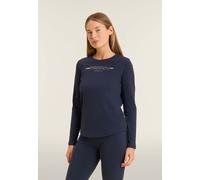 Freddy T-Shirt manica lunga con fondo stondato Blu da Donna S Blu