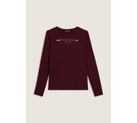 Freddy T-Shirt manica lunga con fondo stondato Bourdeaux da Donna L Bordeaux