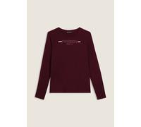 Freddy T-Shirt manica lunga con fondo stondato Bourdeaux da Donna M Bordeaux