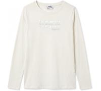 Freddy T-shirt manica lunga "Love Always Win" con perline Artic Wolf Donna Medium
