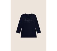 Freddy Tee manica 3/4 W t shirt maglia manica corta da donna navy blue