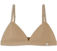 Freddy Top a triangolo in similpelle laminata Irish Cream Donna Large