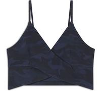 Freddy Top cropped fantasia camo con incroci frontali Mimetic Allover Blue Donna Small