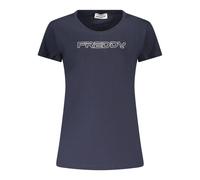 Freddy, ,Tops ,Donna ,Blu ,M T-shirt a maniche corte