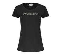 Freddy, ,Tops ,Donna ,Nero ,S T-shirt a maniche corte