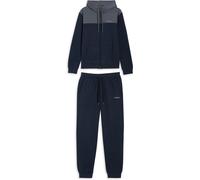 Freddy Tuta con cappuccio colour block e fondo a costine Dark Sapphire-Deep Water Uomo Medium