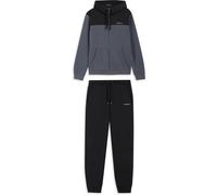Freddy Tuta con cappuccio colour block e fondo a costine Turbulence-Black Uomo Medium