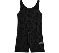 Freddy Tuta corta floreale in jersey con top a canotta Allover Ikat Black Donna Medium