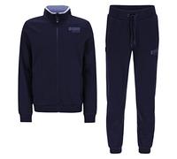 FREDDY Tuta da Uomo Sportiva Regular Fit e Rifiniture in Costina - S2MTRK2 (XL, Blu)