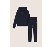 Freddy Tuta interlock zip e cappuccio con maxi coulisse logata Dark Sapphire Donna Small