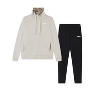 FREDDY Tuta Interlock con Zip e Collo Alto Stampa Fantasia Interna e Logo