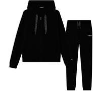 Freddy Tuta interlock zip e cappuccio con maxi coulisse logata Nero Donna Medium