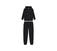 FREDDY - Tuta Junior Full-zip Con Cappuccio E Tasche A Marsupio, Girl, Nero, 14 Anni