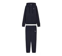 Freddy Tuta sportiva donna Regular Fit in interlock con felpa cappuccio e zip Blu Navy Small