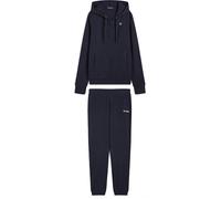 Freddy Tuta sportiva in interlock con felpa cappuccio e zip Blu Navy Donna Extra Large