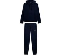 FREDDY - Tuta Uomo Felpa Garzata Con Cappuccio E Tasca A Marsupio, Uomo, Blu, Extra Large