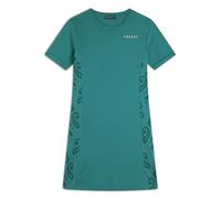 FREDDY - Vestito A Maniche Corte in Jersey con Dettagli Floreali, Donna, Verde, Small
