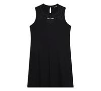 FREDDY Vestito Donna Senza Maniche in Jersey Stampa Floreale e Logo Oro Chiaro sul Davanti