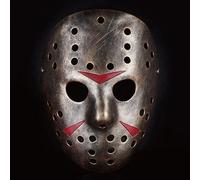 Freddy vs Jason Hockey Cosplay Maschera Resina Halloween Dance Party Costume Maschera Puntelli (rame)