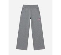 Freddy Pantaloni Wide Leg Mélange con Dettagli Rosa Fluo da Donna Grigio Mélange Donna Small