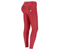 FREDDY - WR.up® Superskinny 7/8 Vita Regular Similpelle - Special Edition, Donna, Rosso, Extra Large