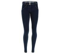 FREDDY - Pantalone WR.up® Skinny Vita E Lunghezza Regular in Denim Scuro, Donna, Denim Scuro, Medium