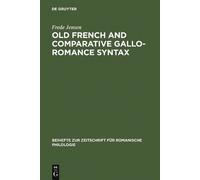 Frede Jensen Old French and Comparative Gallo-Romance Syntax (Copertina rigida)